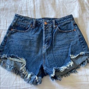 Wild Fable shorts size 6 denim cutoffs high rise